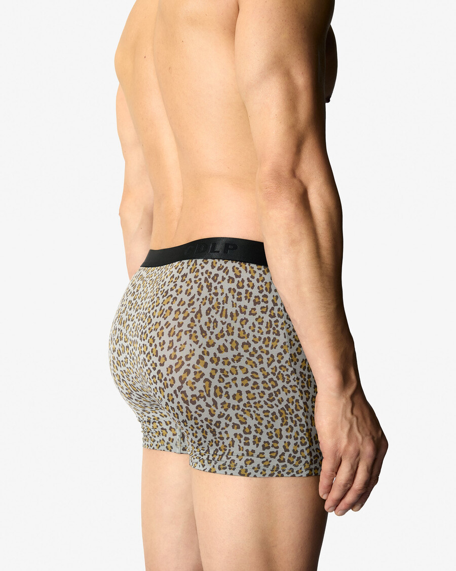 6 herren-boxershorts in schwarz weiß und mocca leopard jetzt kaufen — cdlp