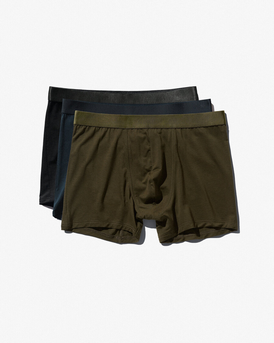 6 herren-boxershorts in schwarz olivgrün und dunkelblau jetzt kaufen — cdlp