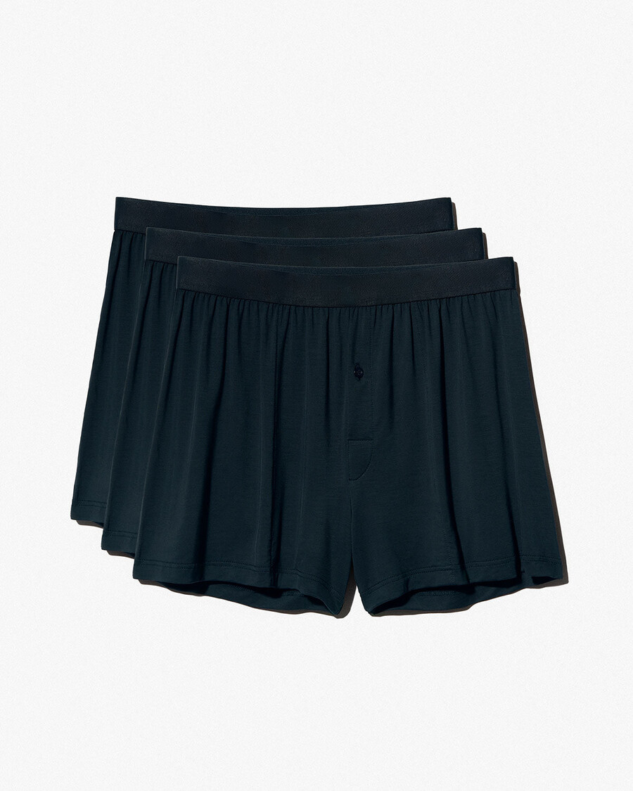 3 herren-boxershorts in dunkelblau jetzt kaufen — cdlp