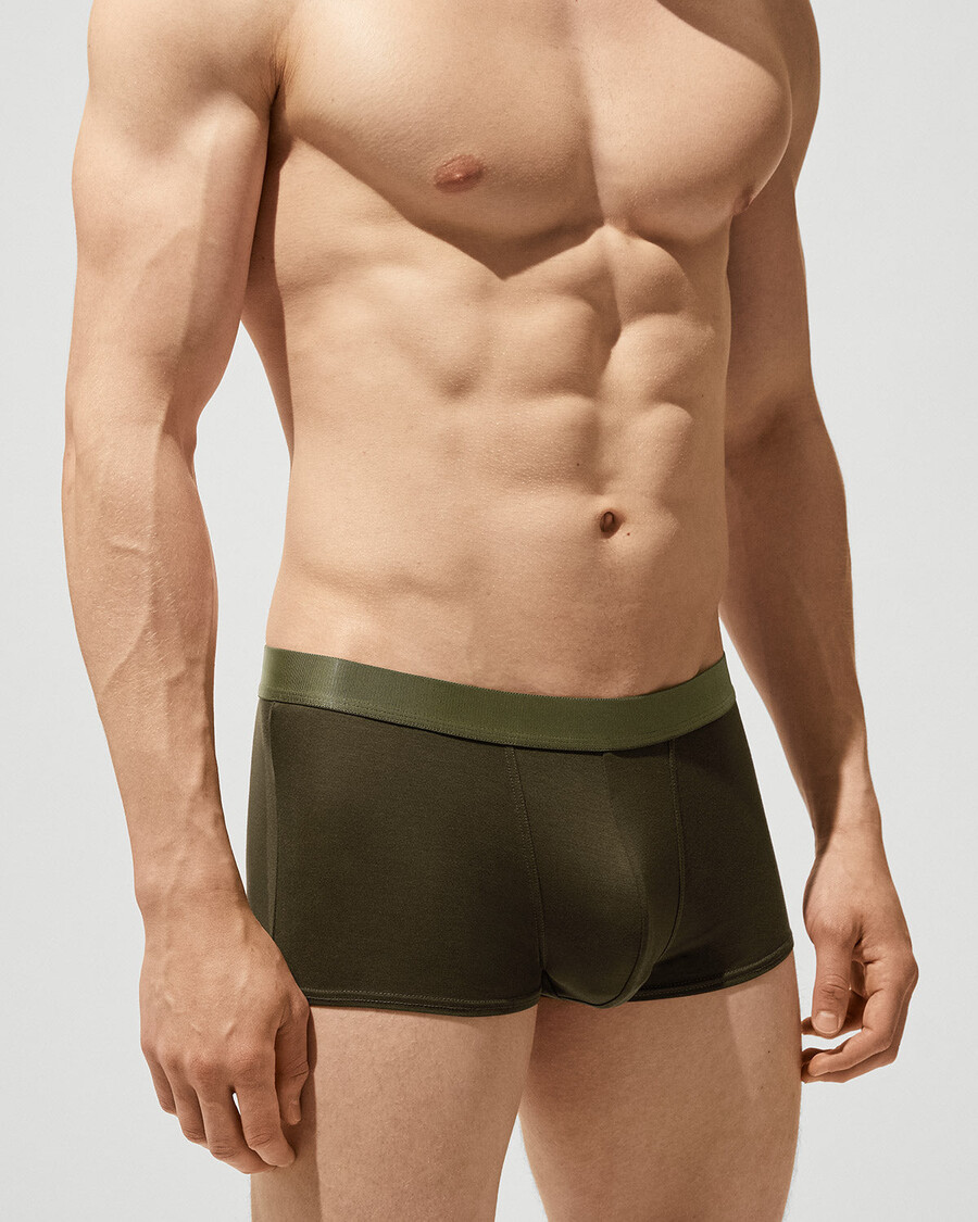 3er-pack herren-boxershorts in schwarz weiß und olivgrün jetzt kaufen — cdlp
