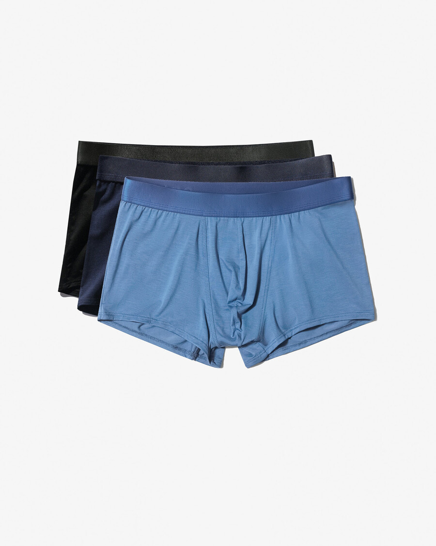 12 herren-boxershorts in schwarz dunkelblau und azurblau jetzt kaufen — cdlp