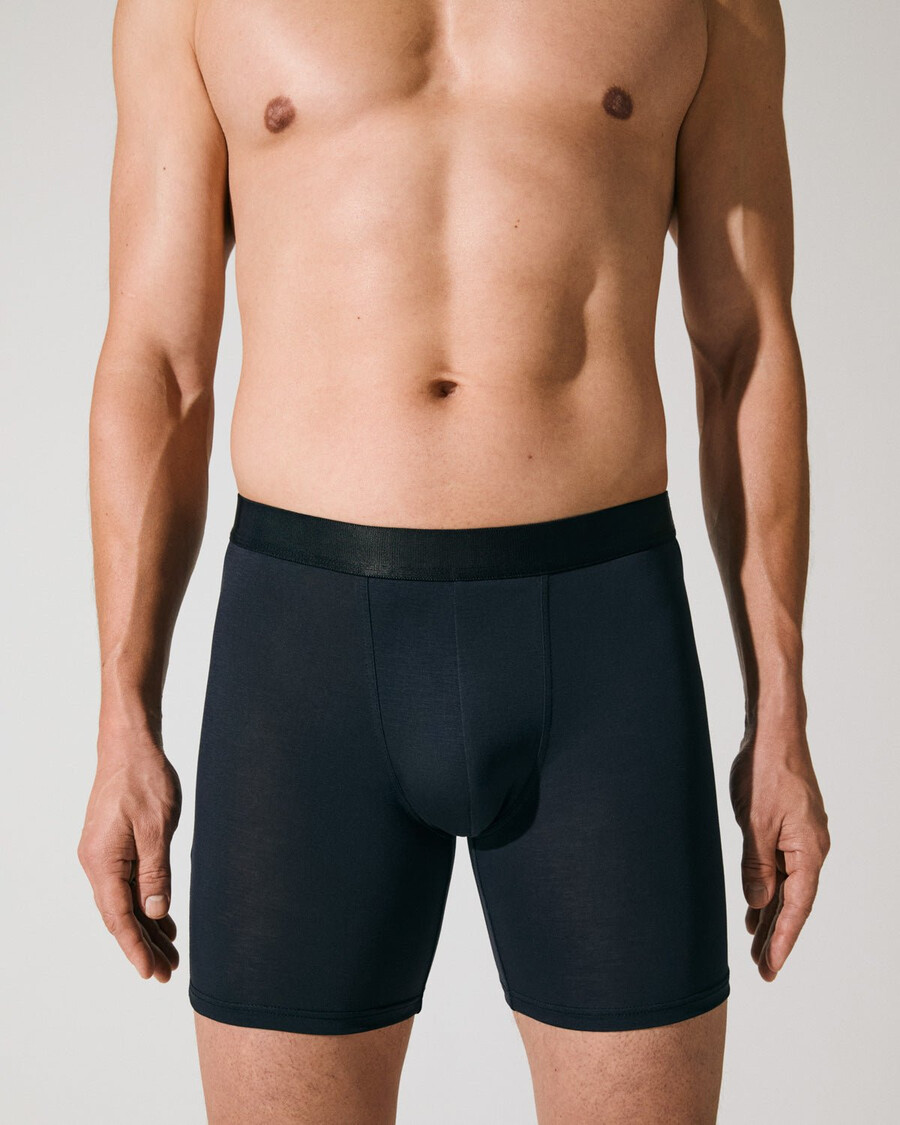 lange herren-boxershorts in dunkelblau jetzt kaufen — cdlp