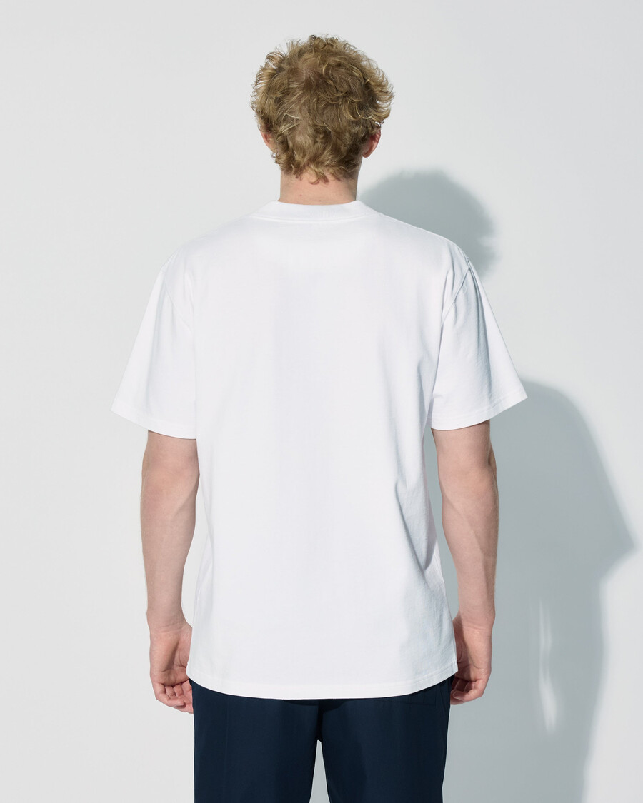 lässiges herren-t-shirt aus baumwolle in weiß jetzt kaufen — cdlp