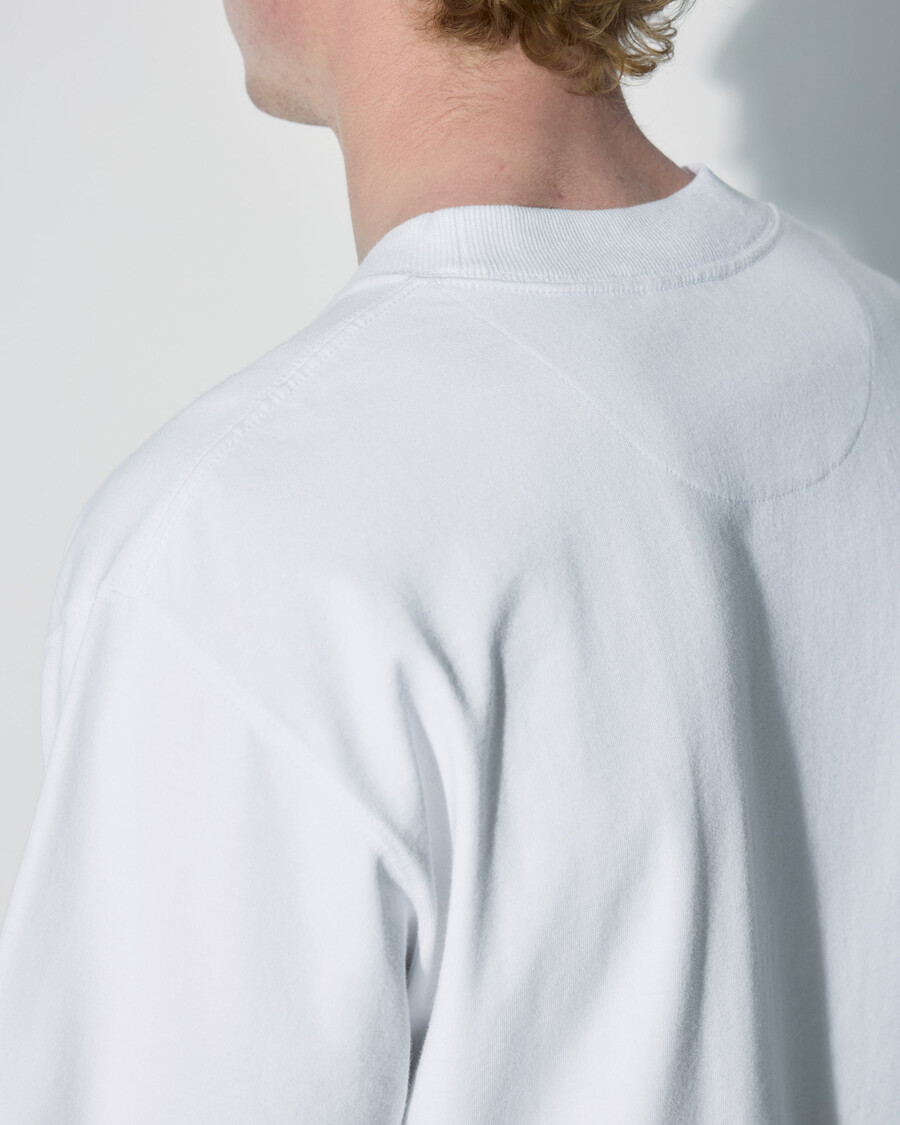 lässiges herren-t-shirt aus baumwolle in weiß jetzt kaufen — cdlp