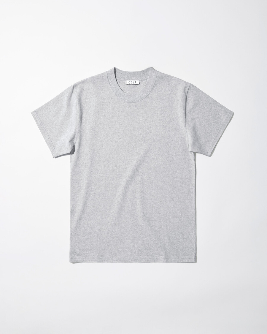 lässiges herren-t-shirt aus baumwolle in graumeliert jetzt kaufen — cdlp