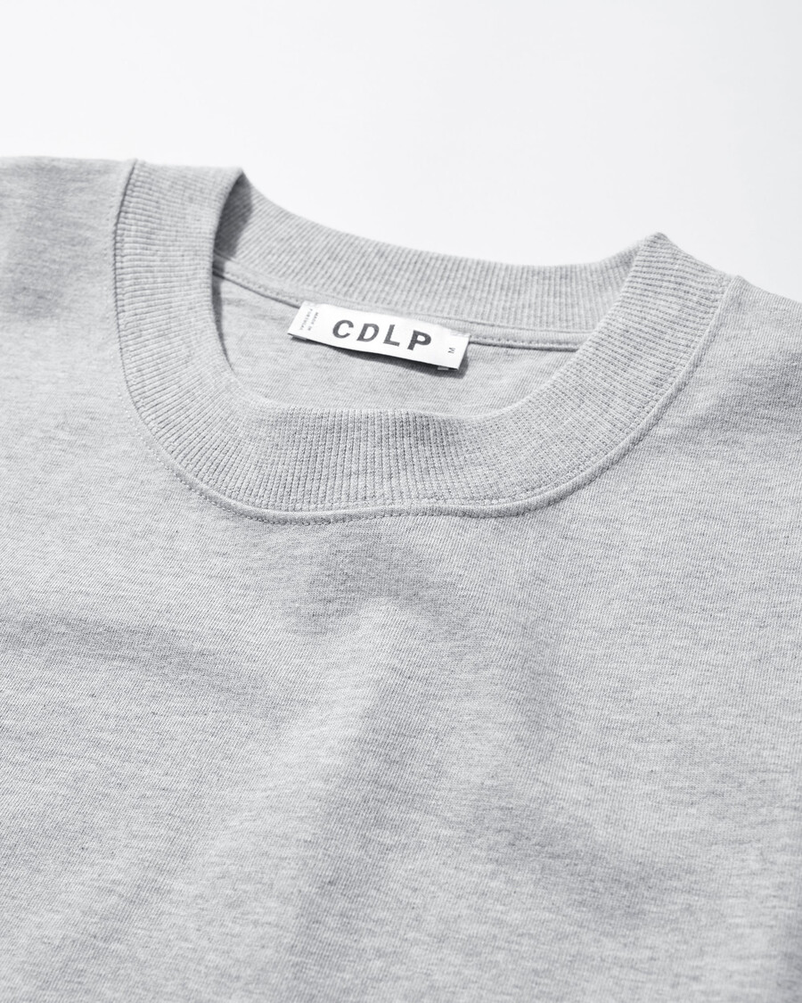 lässiges herren-t-shirt aus baumwolle in graumeliert jetzt kaufen — cdlp