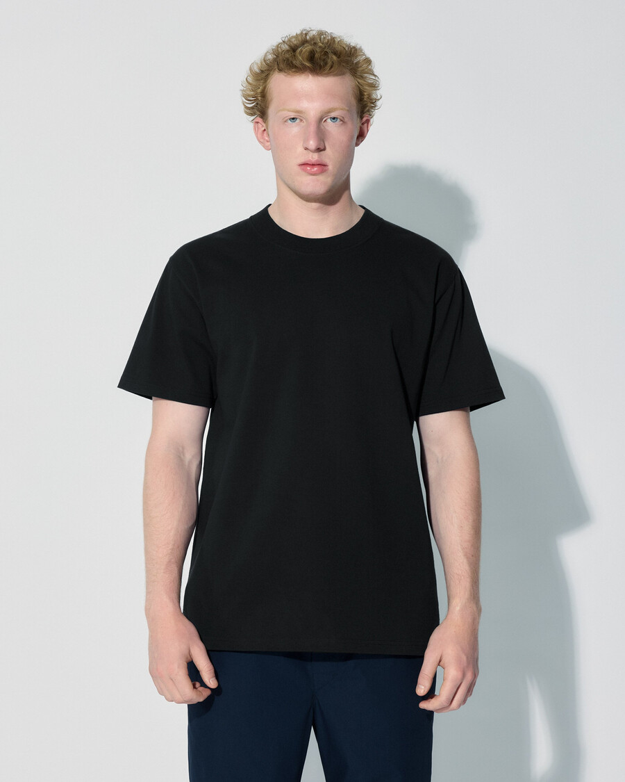 lässiges herren-t-shirt aus baumwolle in schwarz jetzt kaufen — cdlp