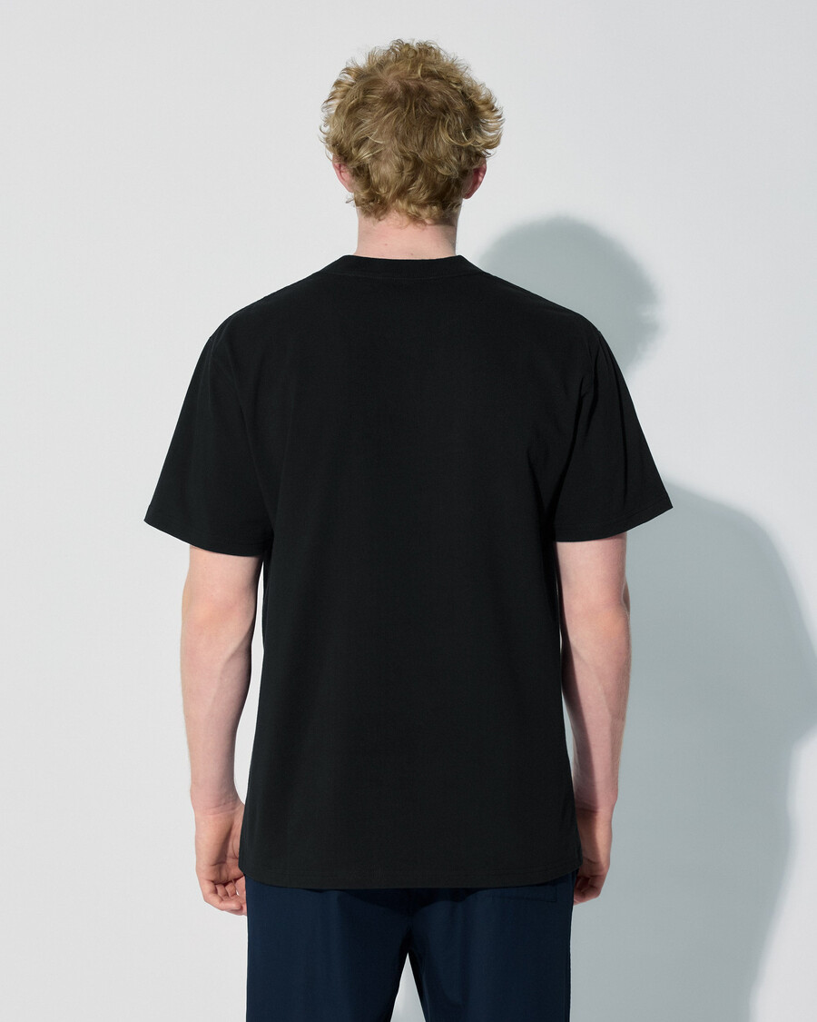 lässiges herren-t-shirt aus baumwolle in schwarz jetzt kaufen — cdlp