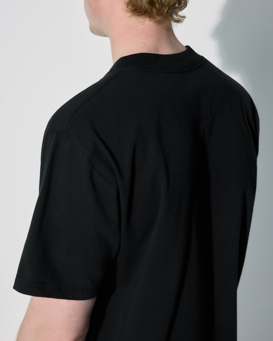 lässiges herren-t-shirt aus baumwolle in schwarz jetzt kaufen — cdlp