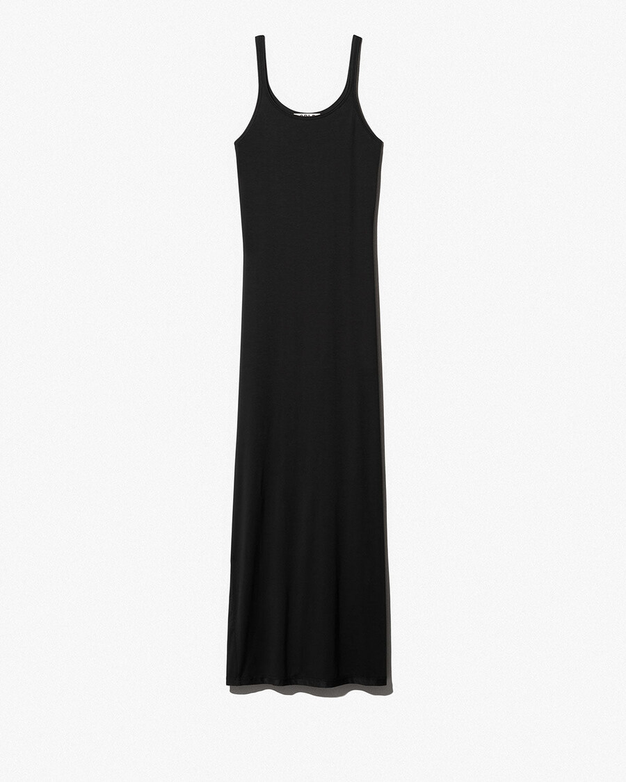leichtes damen-tankkleid in schwarz shop—cdlp