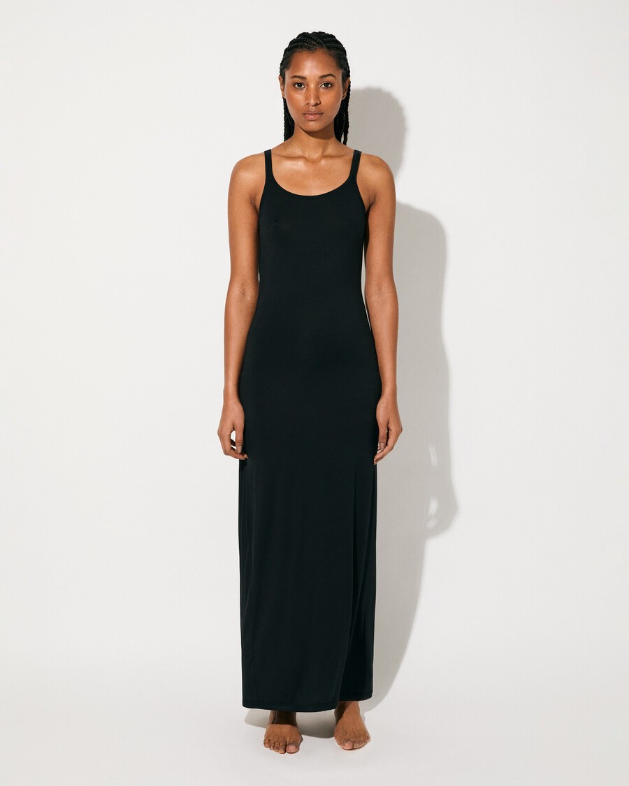 leichtes damen-tankkleid in schwarz shop—cdlp