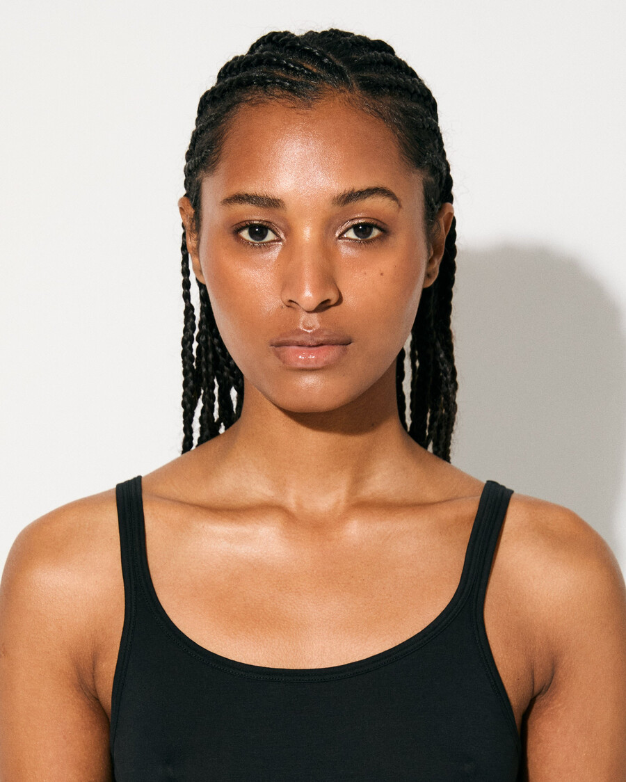 leichtes damen-tankkleid in schwarz shop—cdlp