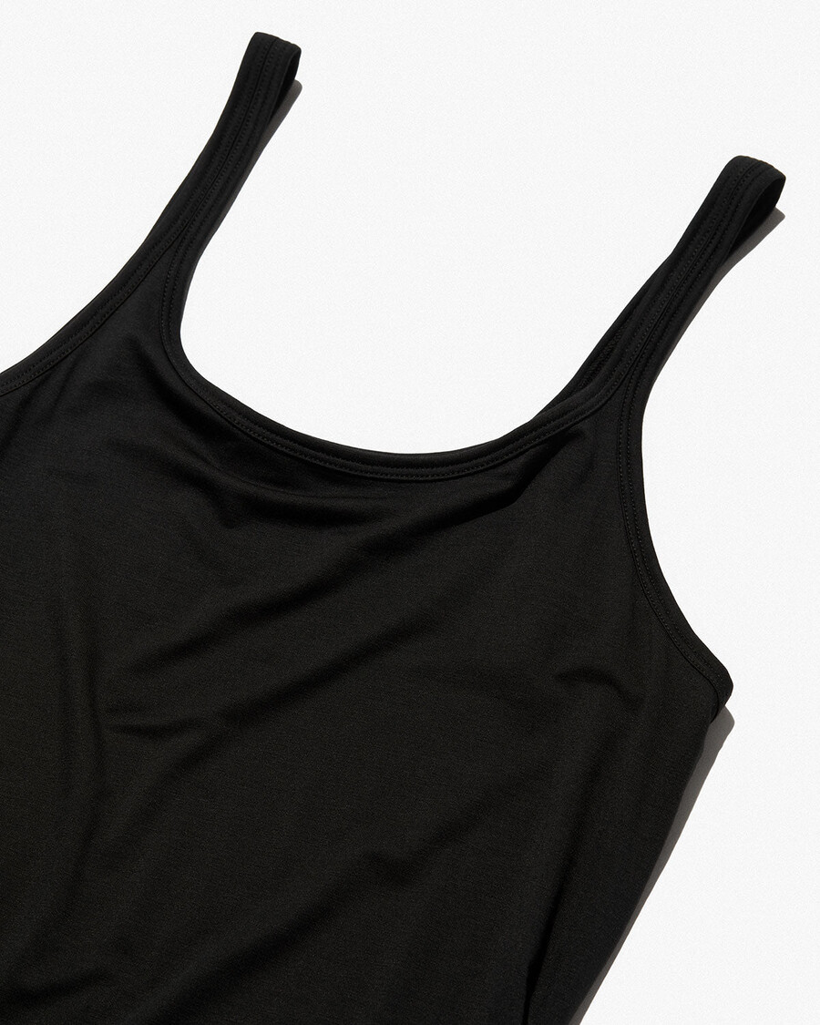leichtes damen-tankkleid in schwarz shop—cdlp