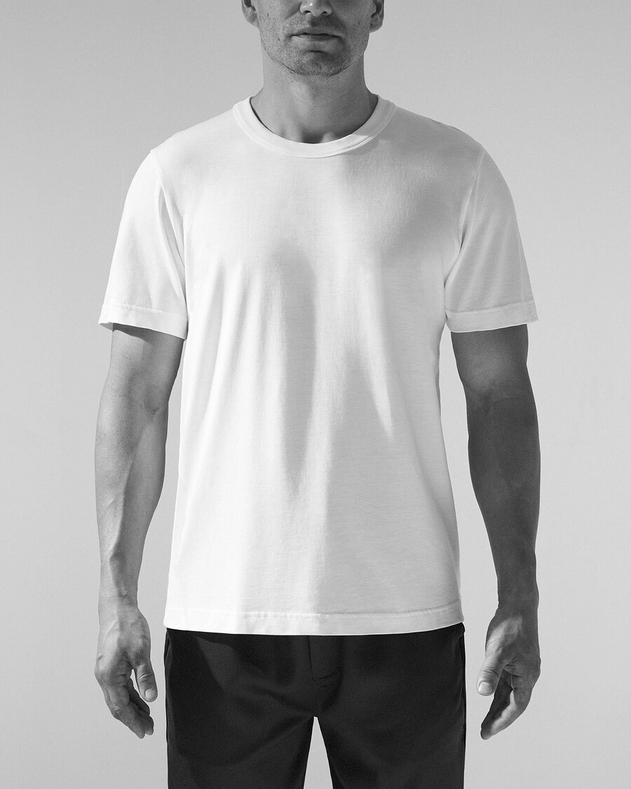 2 × herren-t-shirt schwere qualität in schwarz und weiß shop — cdlp