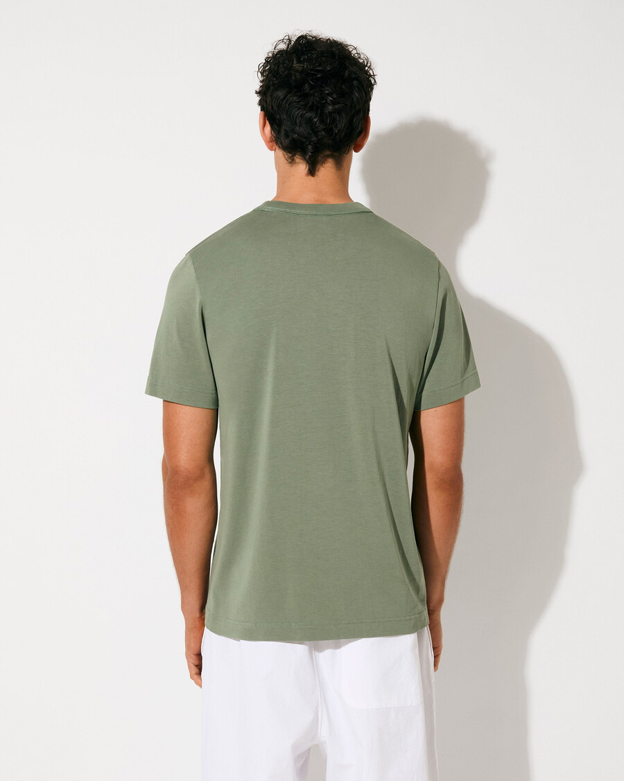 2 × herren-t-shirt schwere qualität in weiß und salbei shop — cdlp