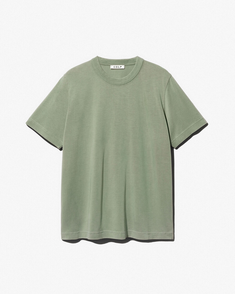 2 × herren-t-shirt schwere qualität in weiß und salbei shop — cdlp