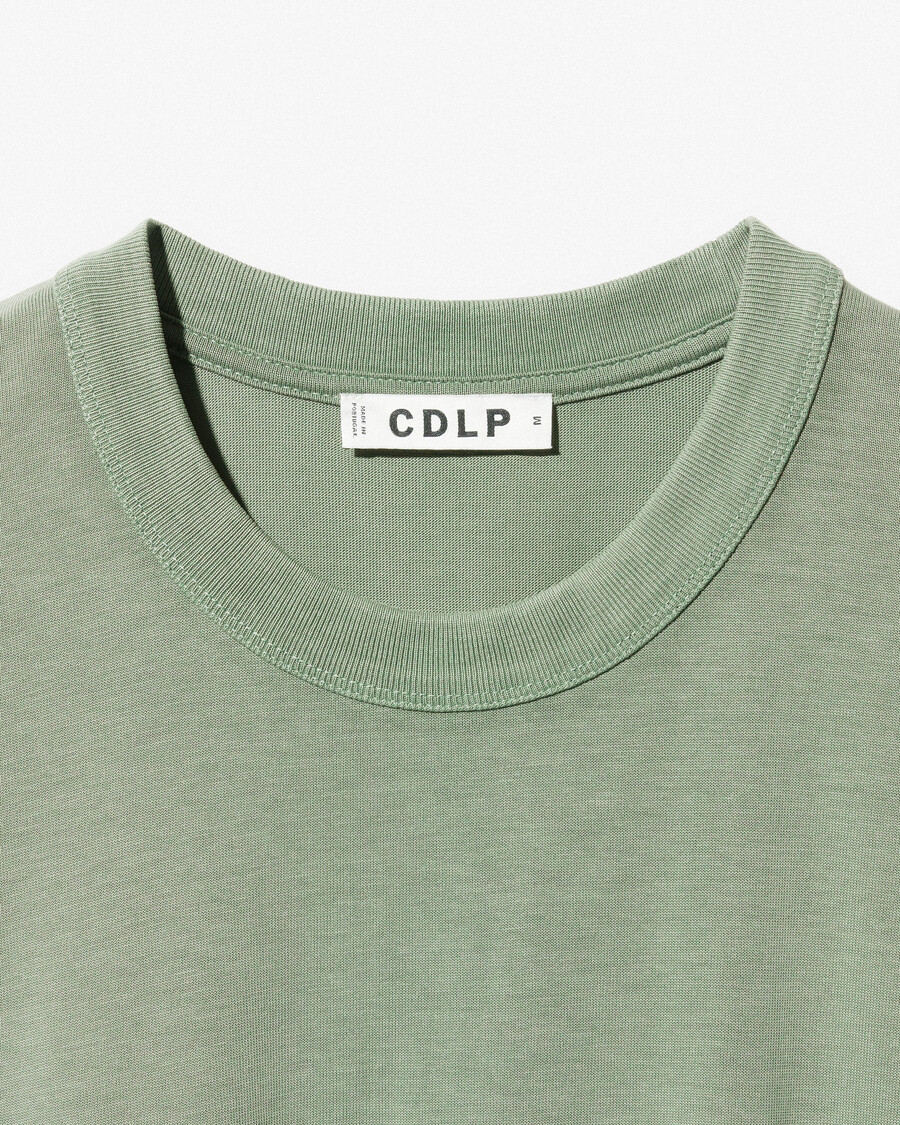 2 × herren-t-shirt schwere qualität in salbeigrün shop — cdlp