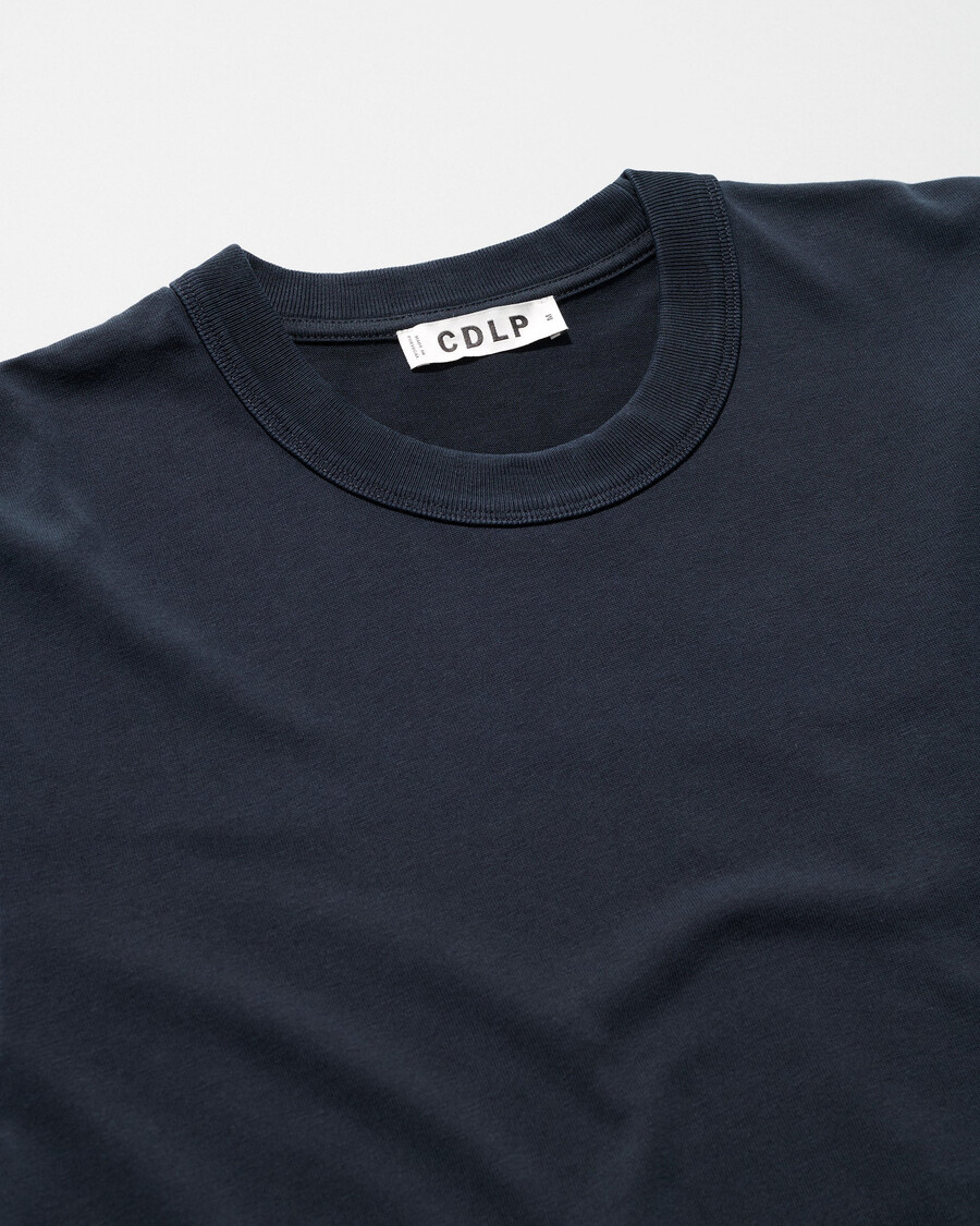 2 × herren-t-shirt schwere qualität in dunkelblau jetzt kaufen — cdlp