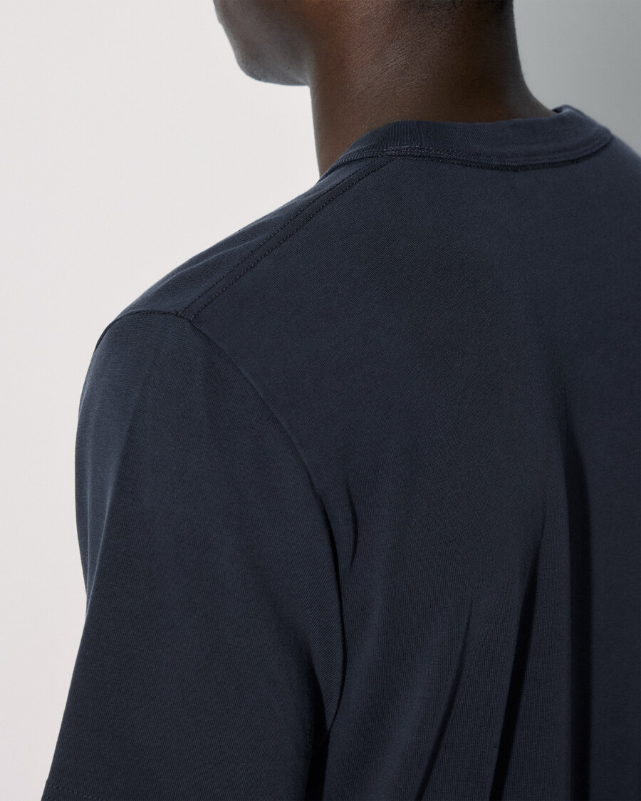2 × herren-t-shirt schwere qualität in dunkelblau jetzt kaufen — cdlp