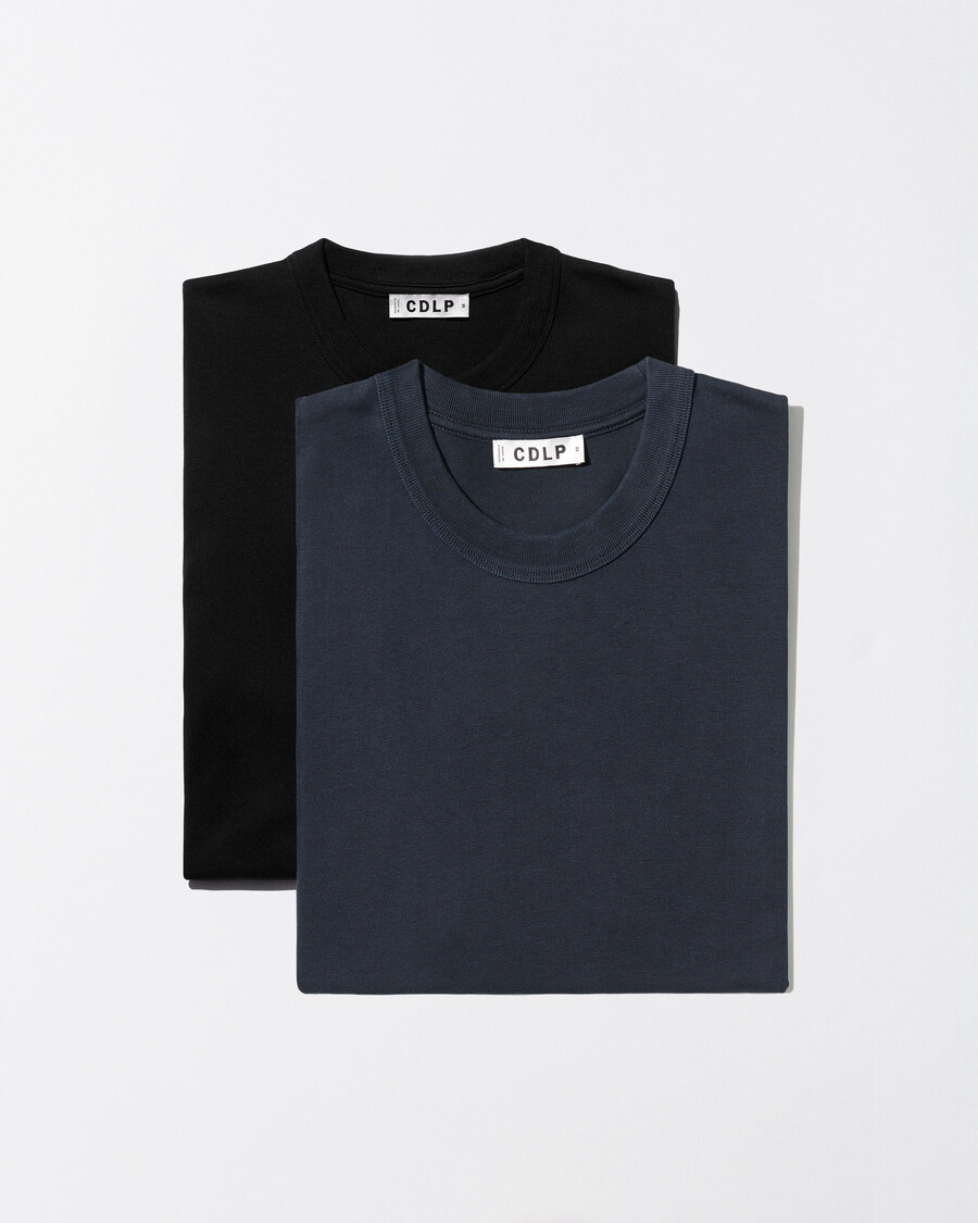 2 × herren-t-shirt schwere qualität in anthrazit und schwarz jetzt kaufen — cdlp