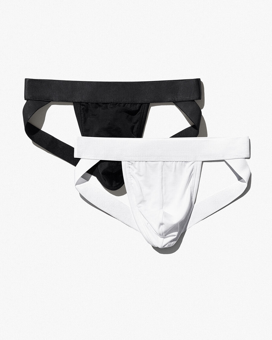 2 x herren-jockstraps in schwarz und weiß jetzt kaufen — cdlp