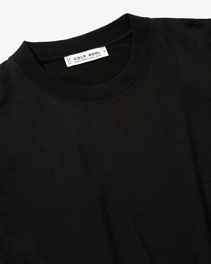 2 x herren-t-shirt aus merinowolle in schwarz jetzt kaufen — cdlp