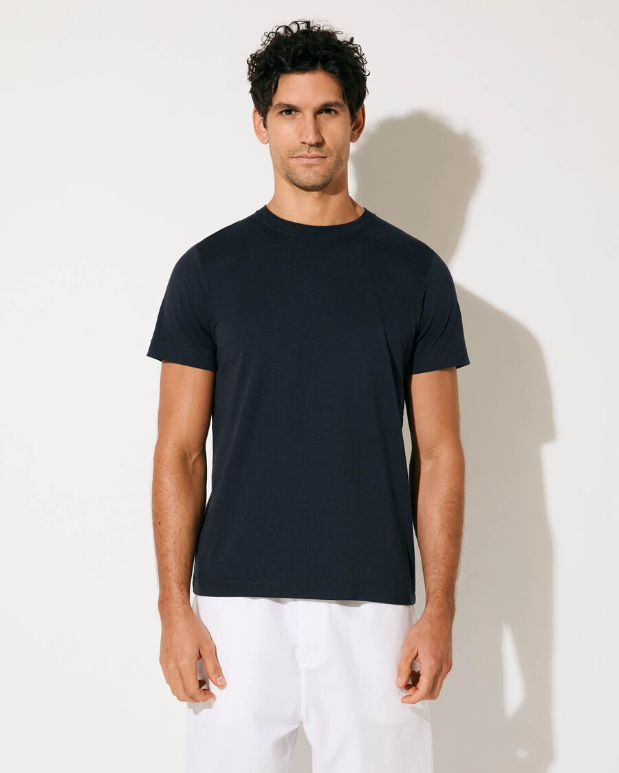 mittelschweres herren-t-shirt in dunkelblau jetzt kaufen – cdlp
