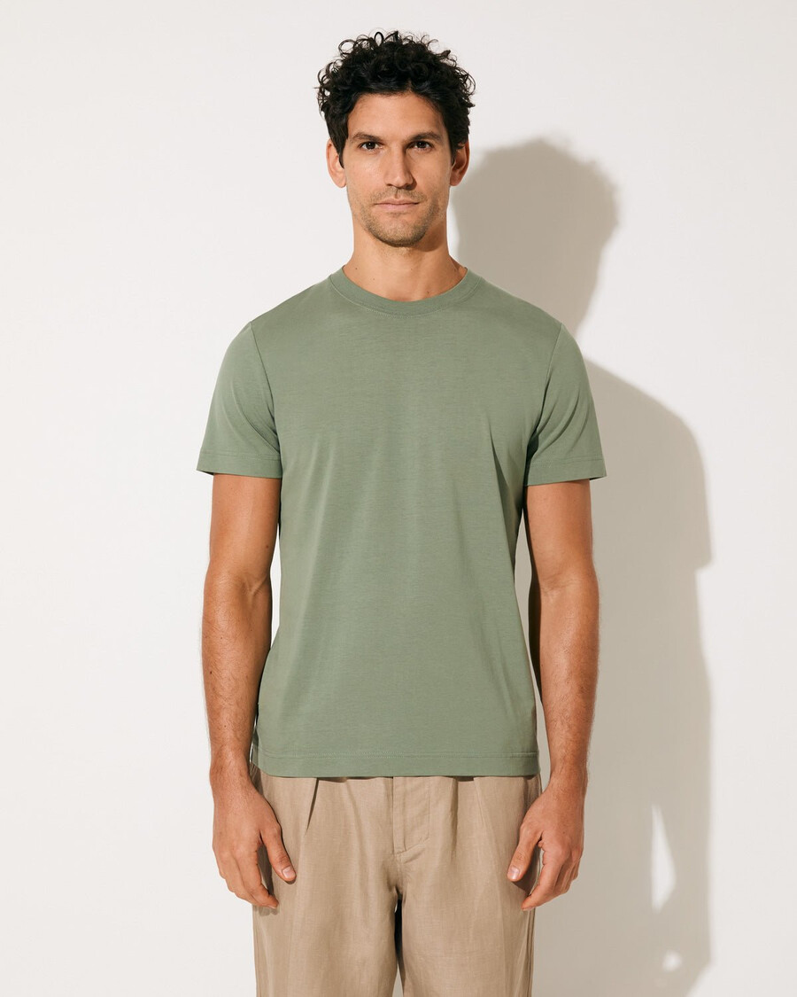 2 x herren-t-shirt mittelschwer in weiß und salbei shop—cdlp