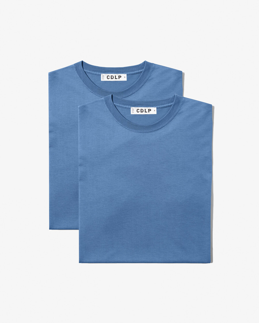 x herren-t-shirt mittelschwer in azurblau shop—cdlp