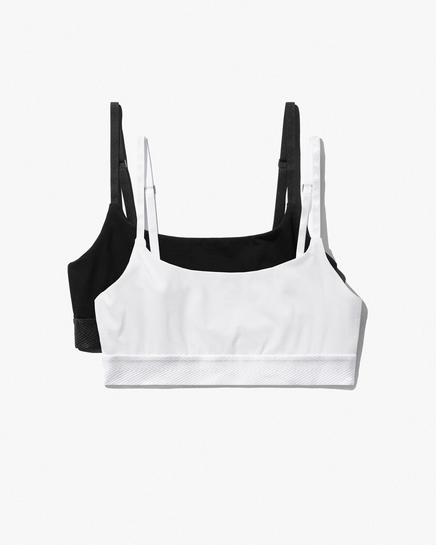 2 x damen-scoop-bralette in weiß jetzt shoppen — cdlp