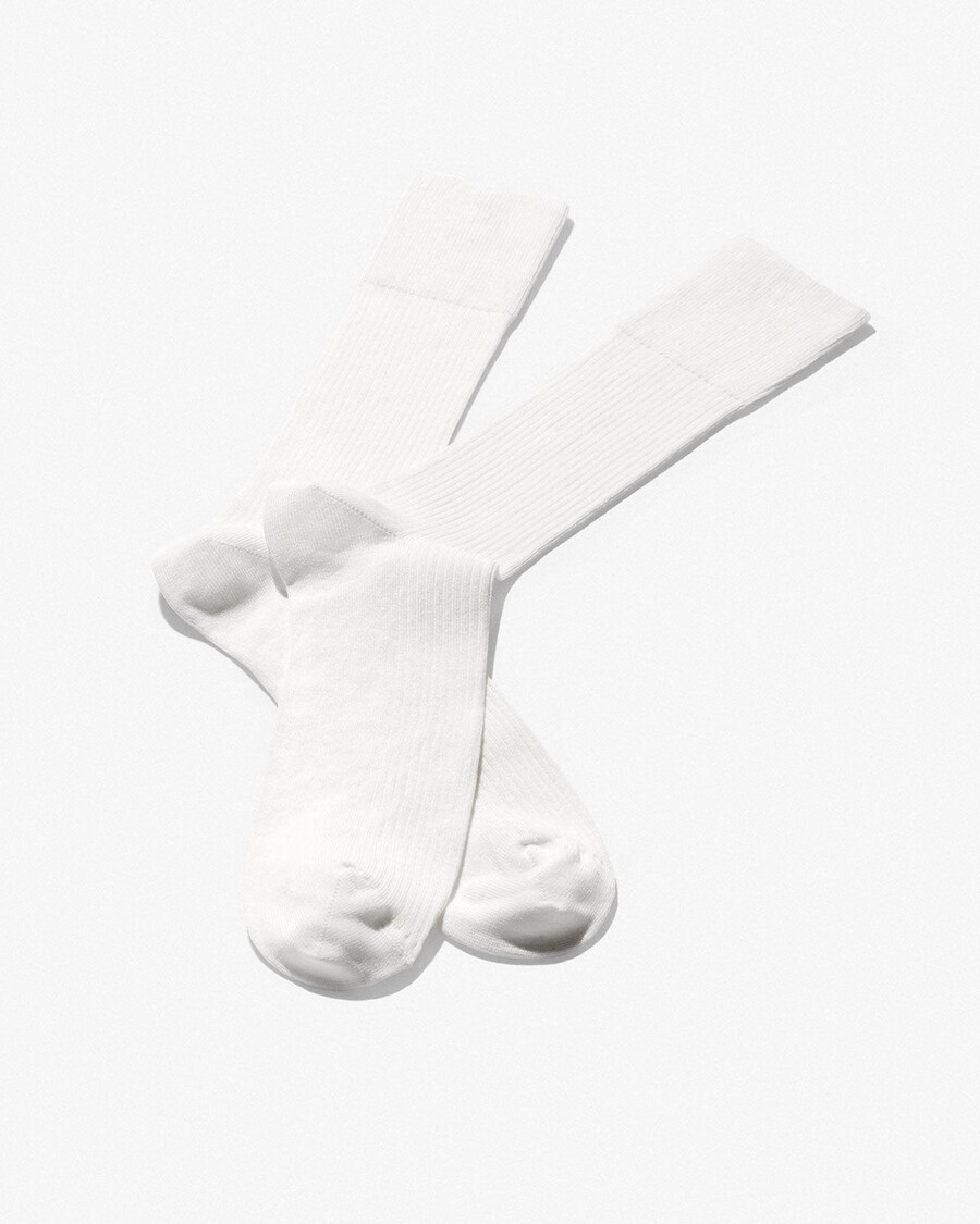 weiße mittellange baumwollrippsocken für herren jetzt kaufen — cdlp