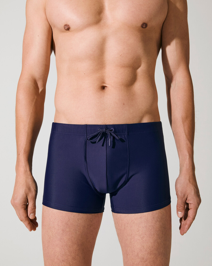 herren-badehose mit kastenförmigem schnitt im tiefsee-look jetzt kaufen — cdlp
