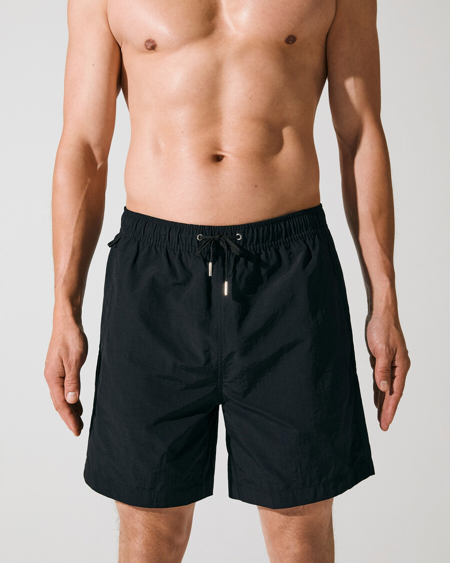 lange herren-badehose in schwarz jetzt kaufen — cdlp