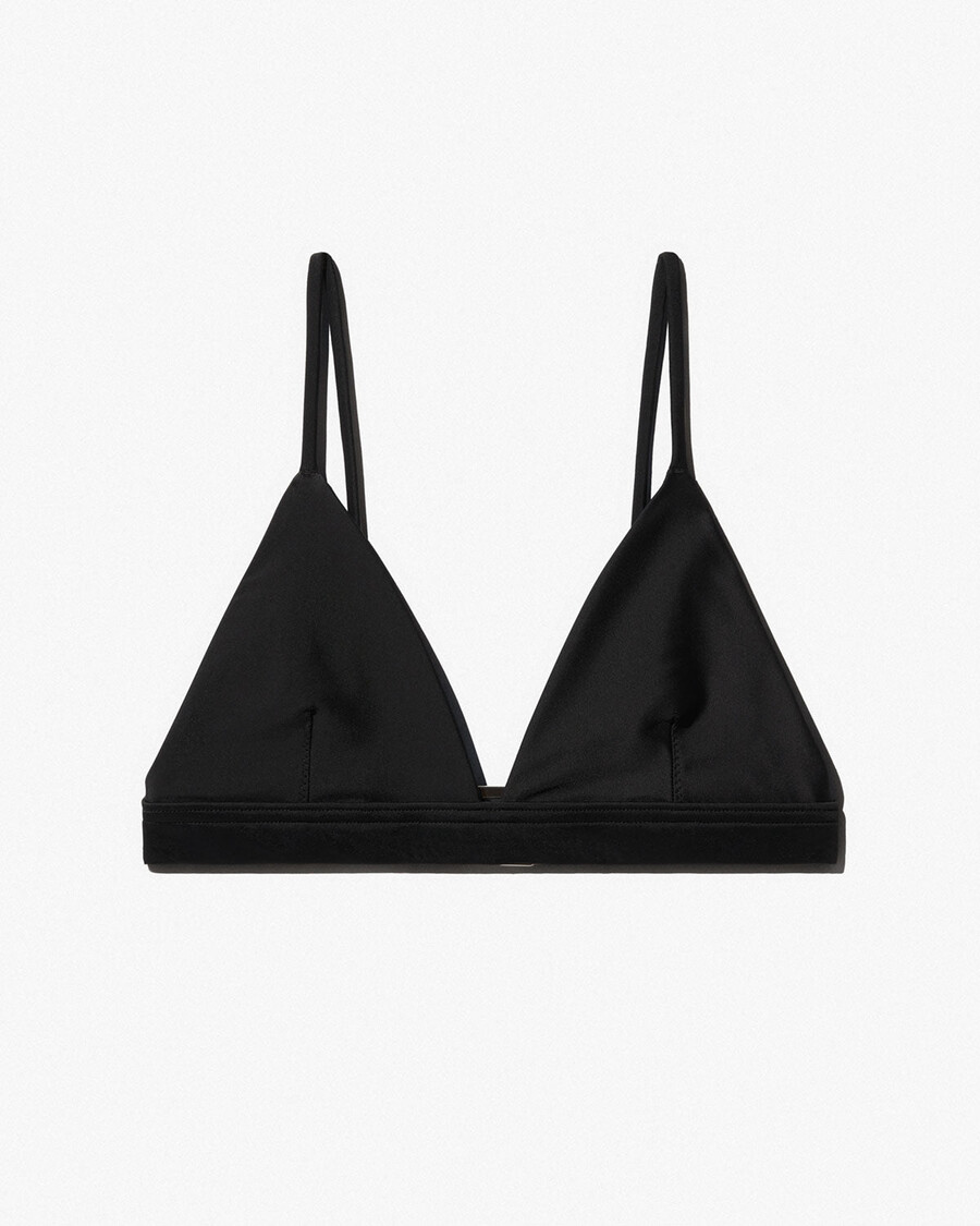 schwarzes triangel-bikini-oberteil für damen jetzt shoppen — cdlp