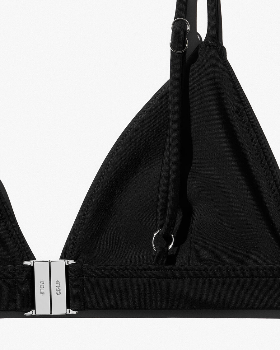 schwarzes triangel-bikini-oberteil für damen jetzt shoppen — cdlp