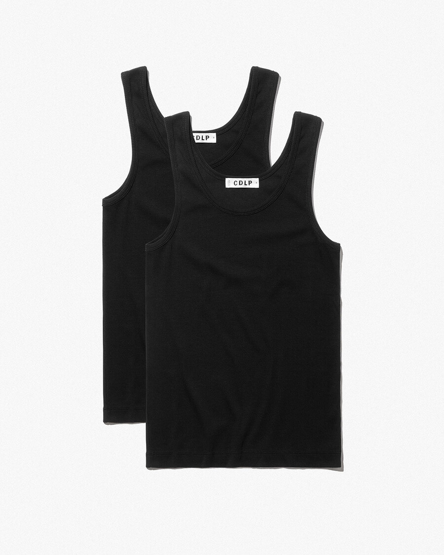 2 x damen-ripptop in off-black jetzt shoppen — cdlp