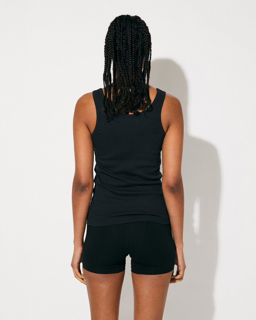 2 x damen-ripptop in weiß und off-black shop — cdlp