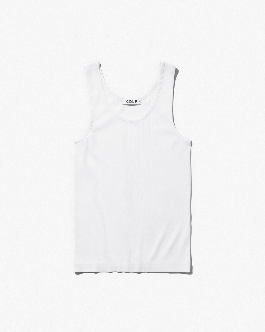 x damen-ripptop in weiß und olivgrün shop — cdlp