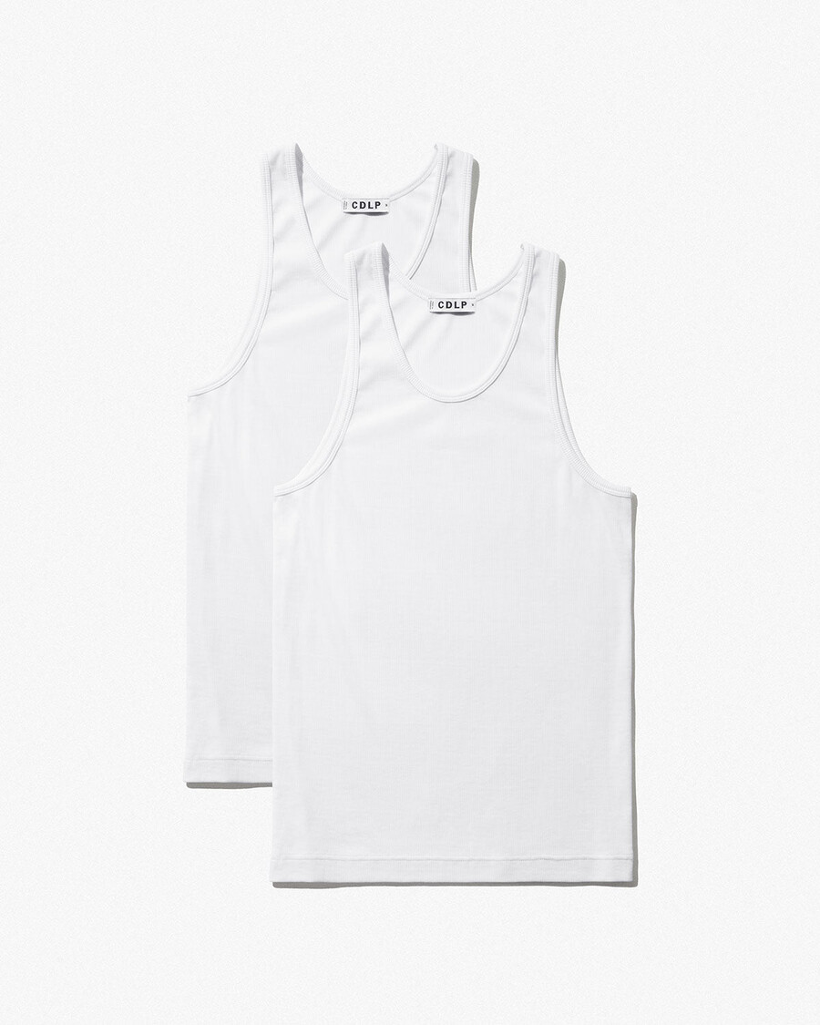 2 x herren-rippstrick-tanktop in weiß jetzt kaufen — cdlp