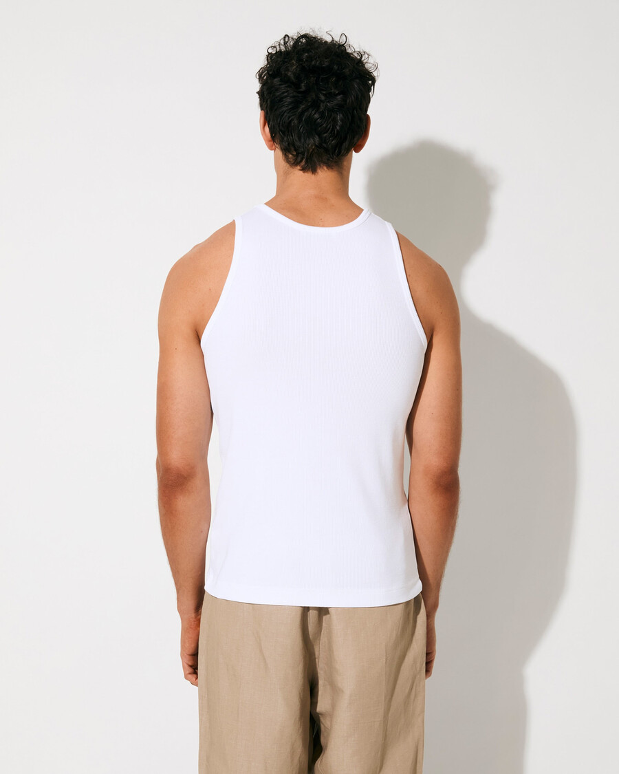2 x herren-rippstrick-tanktop in weiß jetzt kaufen — cdlp