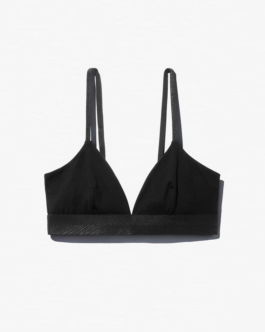 schwarzes dreieck-bralette für damen jetzt shoppen — cdlp