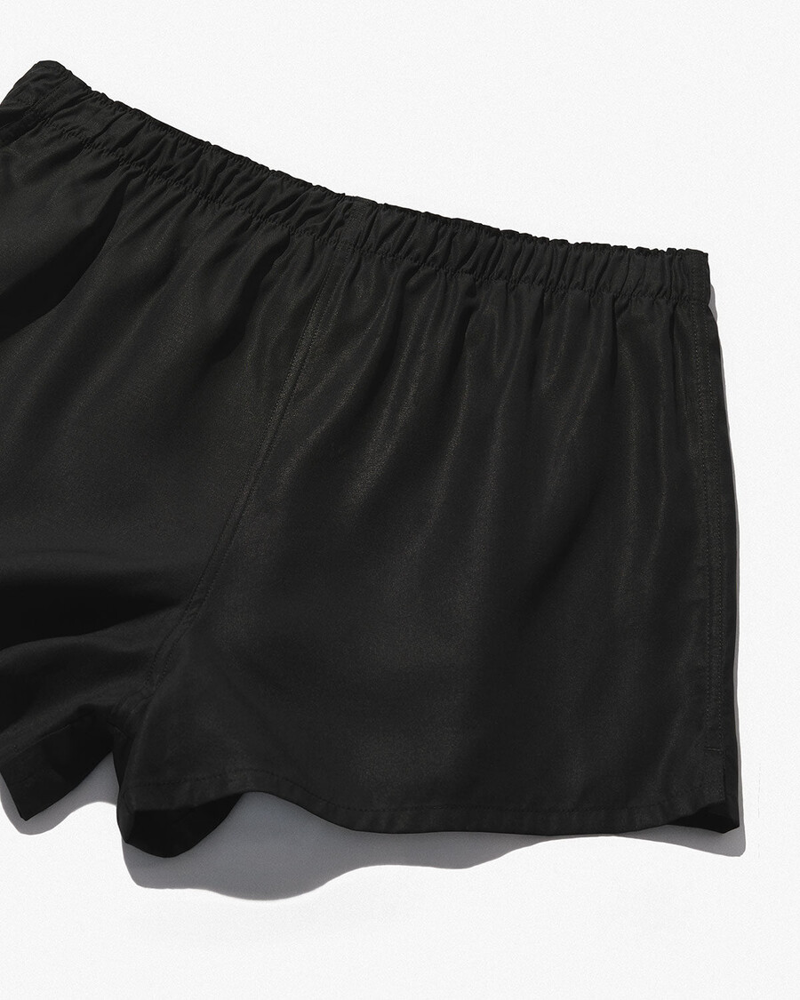 3 x schwarze herren-boxershorts aus webstoff jetzt kaufen — cdlp