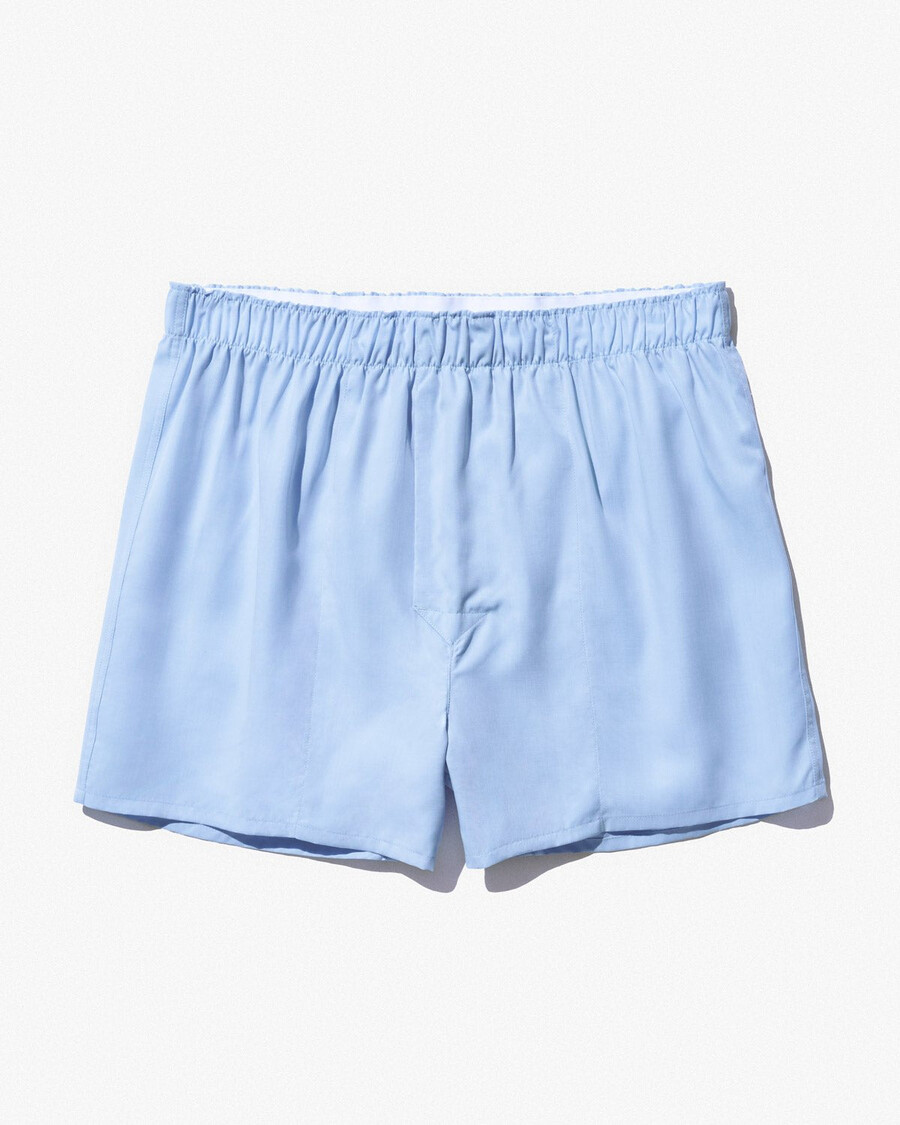 klassische herren-boxershorts aus webstoff in himmelblau shop — cdlp