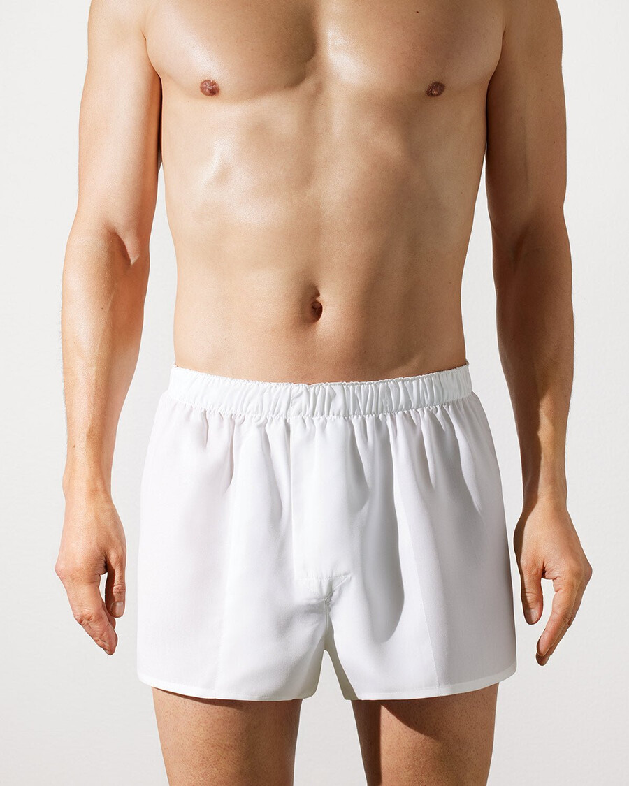 slim-fit-boxershorts für herren gewebt weiß jetzt kaufen — cdlp