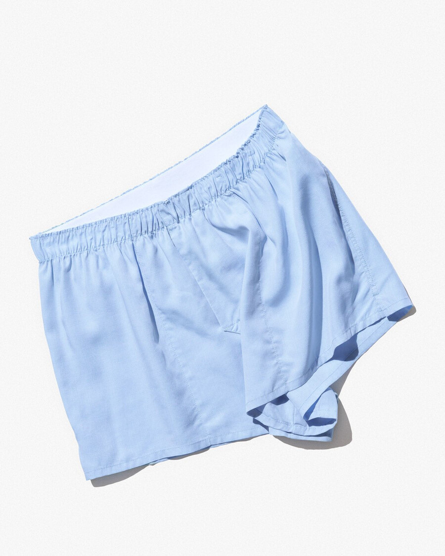 3 x herren-boxershorts aus webstoff schmal geschnitten in himmelblau jetzt kaufen – cdlp