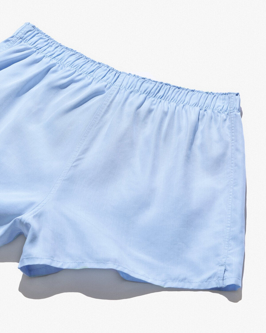 3 x herren-boxershorts aus webstoff schmal geschnitten in himmelblau jetzt kaufen – cdlp
