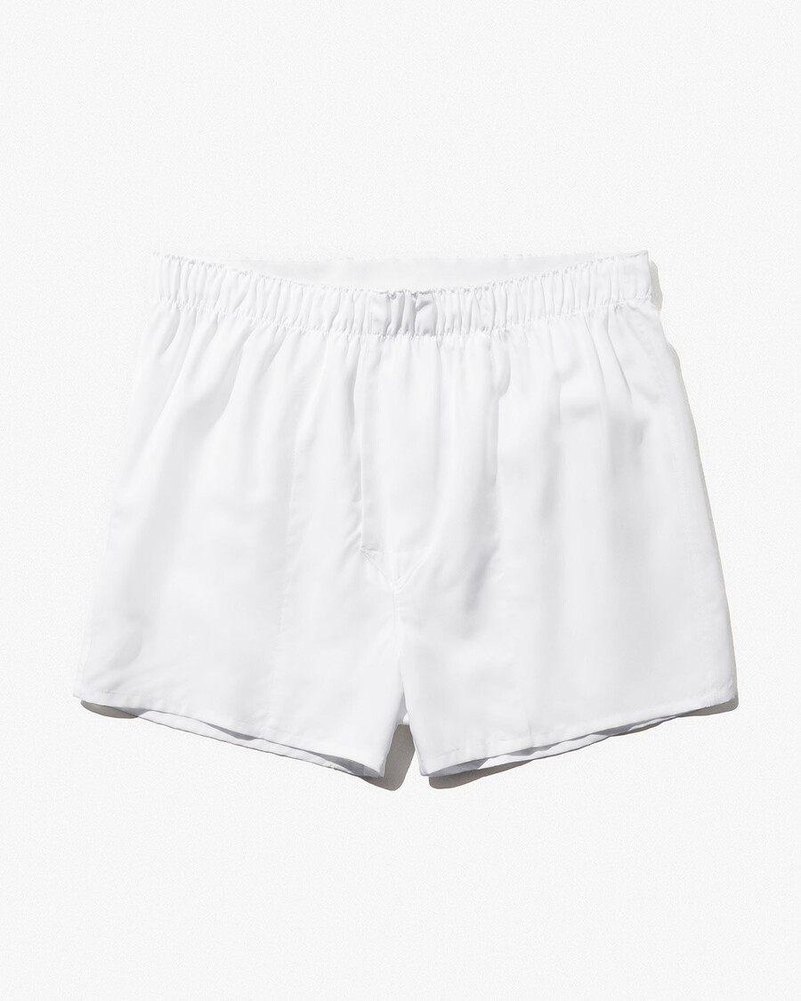 klassische gewebte herren-boxershorts in weiß jetzt kaufen — cdlp