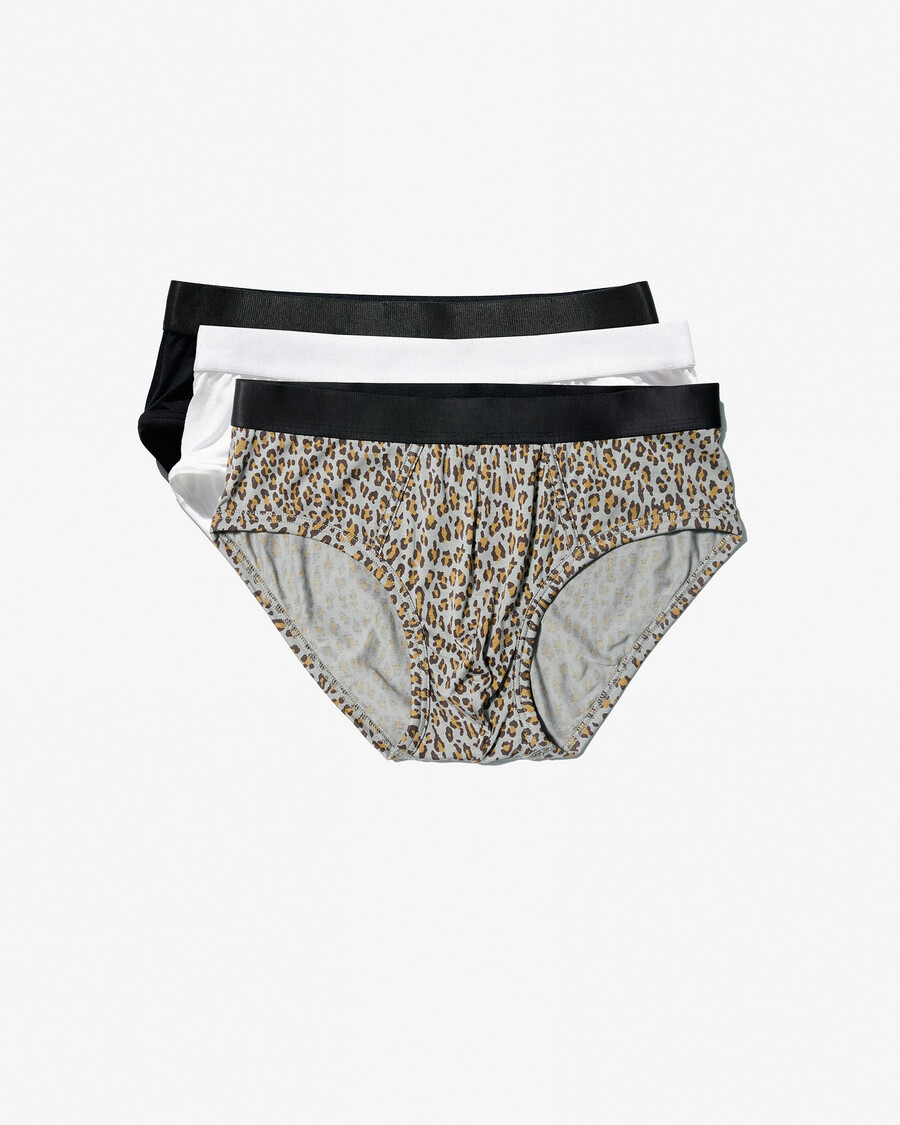 12 × herren-y-briefs in mocca leopard schwarz weiß jetzt kaufen — cdlp